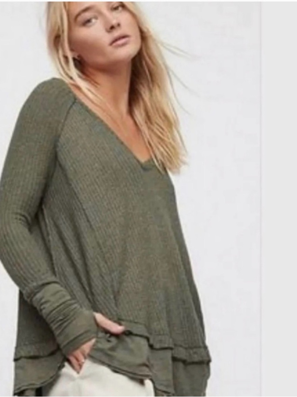 We the Free Laguna Thermal Layered Sweater